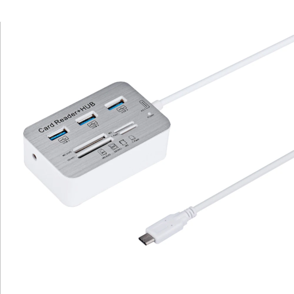 USB 3,0 концентратор USB разветвитель 3 USB несколько SD TF карт ридер для MacBook Air компьютер Ноутбук аксессуары