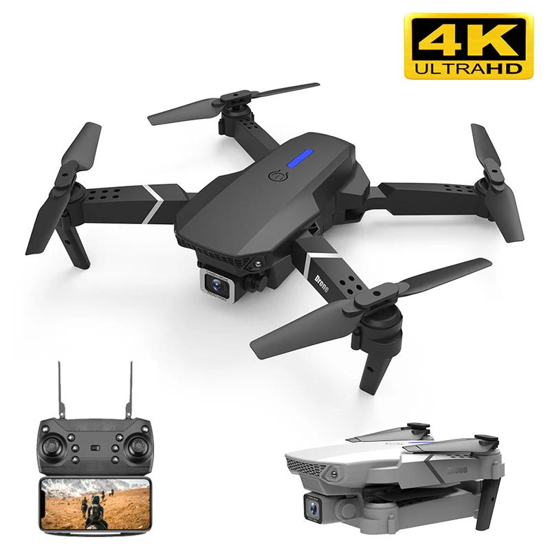 LSRC Новый Радиоуправляемый Дрон E525 Wi-Fi FPV и широкоугольный с двойной камерой