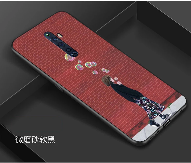 34 Для OPPO Reno2 Z чехол милый мультяшный Мягкий силиконовый чехол для OPPO Reno 2Z 2 Z чехол для телефона s черный бампер Капа для OPPO Reno2Z - Цвет: 34