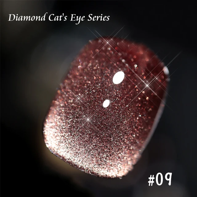 SKVP Gel Nail Polish Cat Eye Gel Semi Permanent Uv Varnish Gel Nail Art 8ML Glitter Effect Off Nail Polish Gel For Nails Design Cat Eye 09
