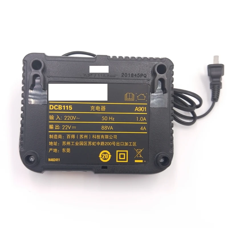 AC 220V Зарядное устройство для Dewalt DCB115 Зарядное устройство DCF887 DCF880 DCF835 DCF825 DCF815 машина