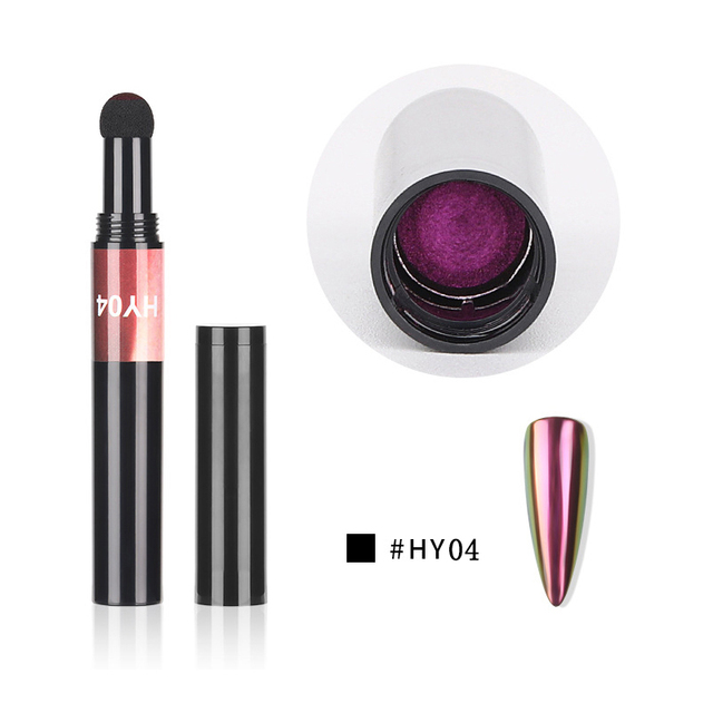 Double Color Fluorescent Nail Dipping Powder Pencil Cushion Polish Nail Art DIY Glow Effet Party Pigment Eye Shadow Use