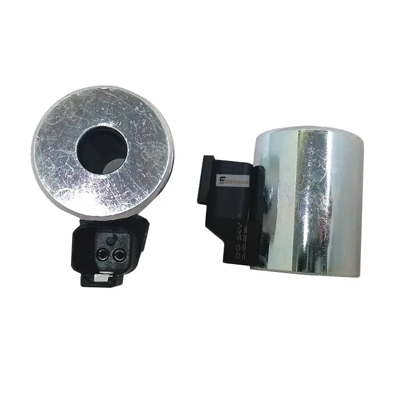 For excavator accessories suitable for Sany SY solenoid valve coil hole inner diameter 13mm high 47mm 24V