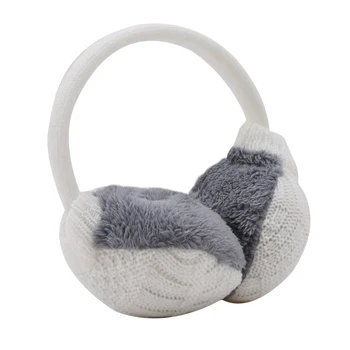 

Useful Cute Warm Ear Muffs Winter Cover Women Warm Knitted Earmuffs Ear Warmers Women Plush Ear Muffs Earlap Warmer Headband