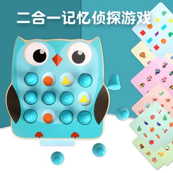 

Kid Early Educational Toys Baby Hand Grasp Wooden Puzzle Toy Learning Education Child Wood Memory Training Matching Pair Games