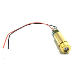 Módulo azul puro da linha do diodo do laser do laboratório industrial apc 450nm 100mw 12x35mm de bronze que abriga 3.7v 4.2v