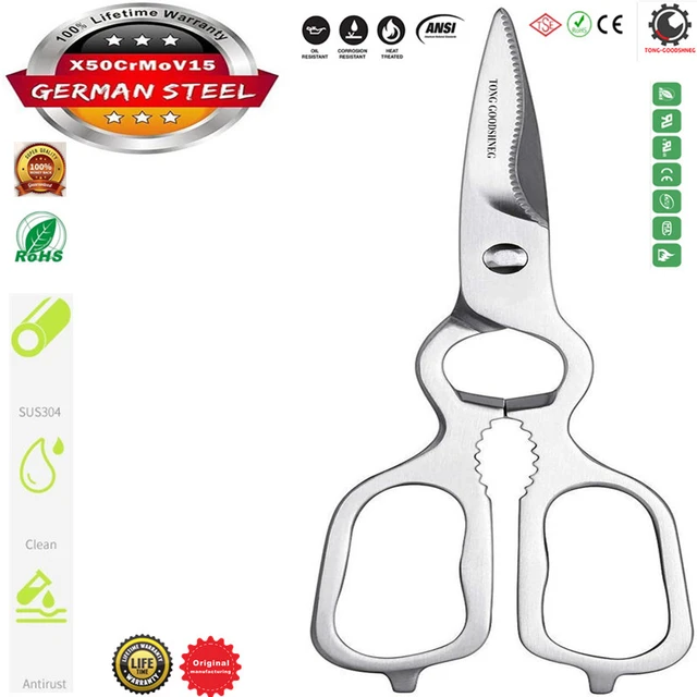 Kitchen Shears Heavy Duty 3-Pack Stainless Steel Kitchen Scissors