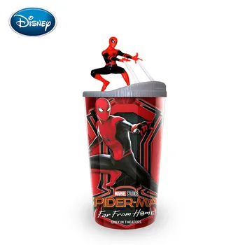 

Disney children Marvel Spider-Man hero Spider-man expedition suction cup shape glass cup with both hands modeling net drinks