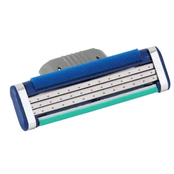 

1Pc Razor Men'S Razor Standard 3-Layer Blade Green Head Razor Head 3-Layer Universal Razor Head