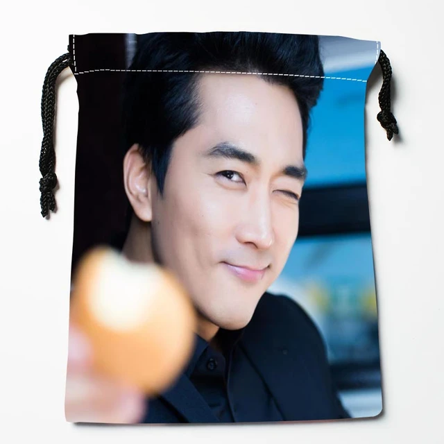 Custom KPOP Song Seung Heon Drawstring Bags Dust-Proof Fashion Print Fabric  Storage Bags Boys Girls Festive Gift 18X22cm 0824 - AliExpress