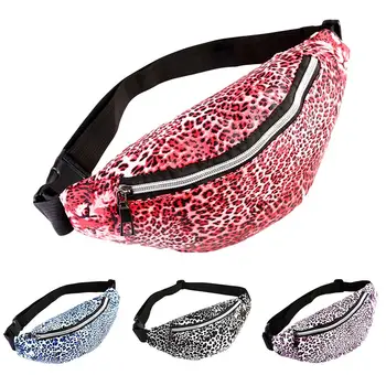 

11.11 Fashion Women Leopard Print Zipper Waist Chest Bag Pouch Adjustable Phone Holder Christmas gift