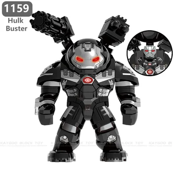 

Building Blocks Avengrs 4 Endgame Big Figures 1159 War Machine Hulkbuster With Iron Man For Children Toys