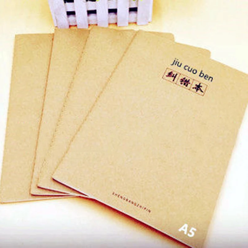 

Student Stationery A5 Error Correction Notebook 32K Wrong Question Notebook Line Seam Wrong Record Book