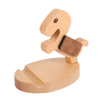 

Creative Gifts Portable Wooden Cellphone Holder Stand Bracket for Universal Mobile Phone Tablet