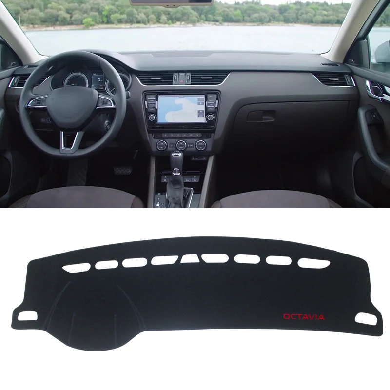 For Skoda Octavia A7 MK3 5E 2015 2016 2017 2018 2019 2020 Car Dashboard Sun  Shade Cover Instrument Desk Mat Interior Accessories - AliExpress