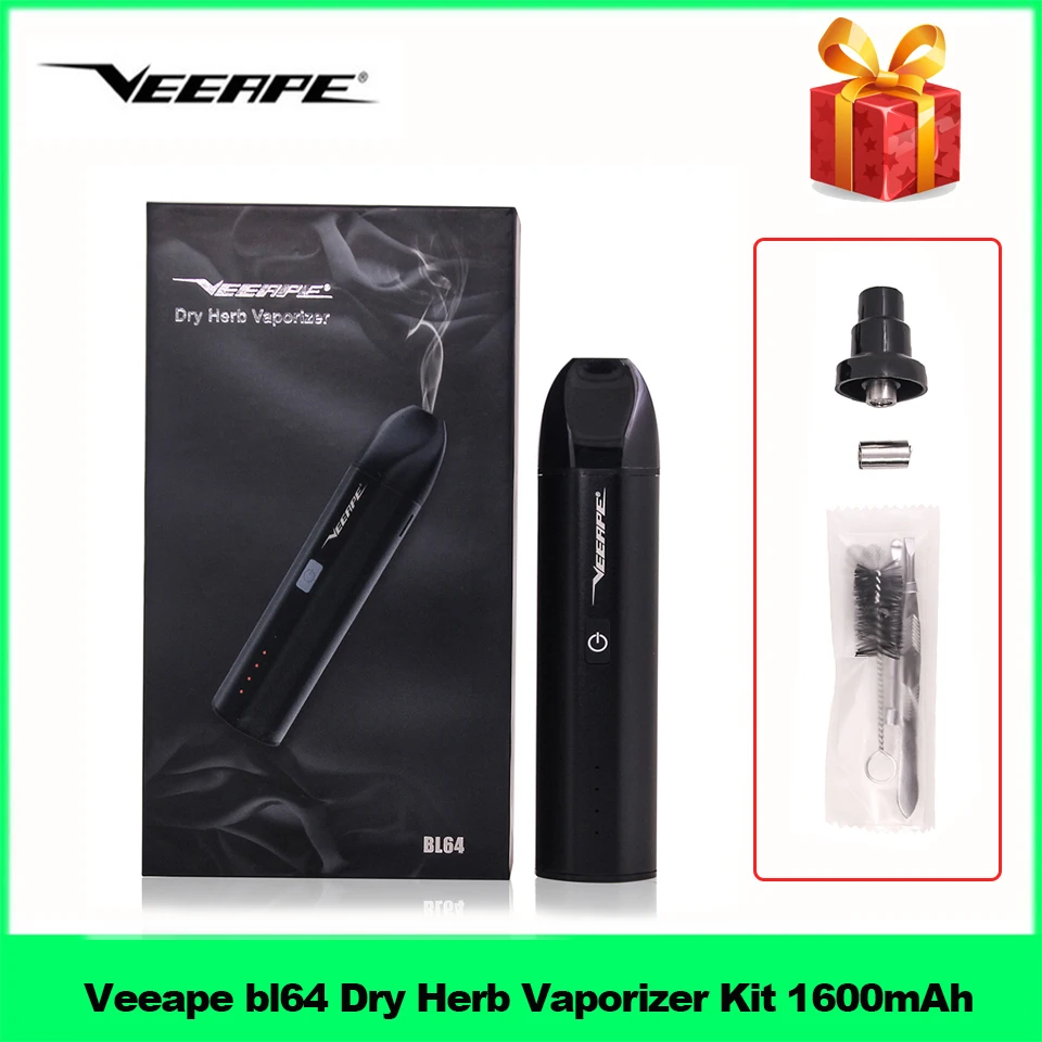 

Veeape bl64 Dry Herb Vape Kit 1600mAh Vaporizer Vape Pen Kit Herbal Vaporizer Oil E Cigarette Kit vs Airistech Nokiva Amaze Vape