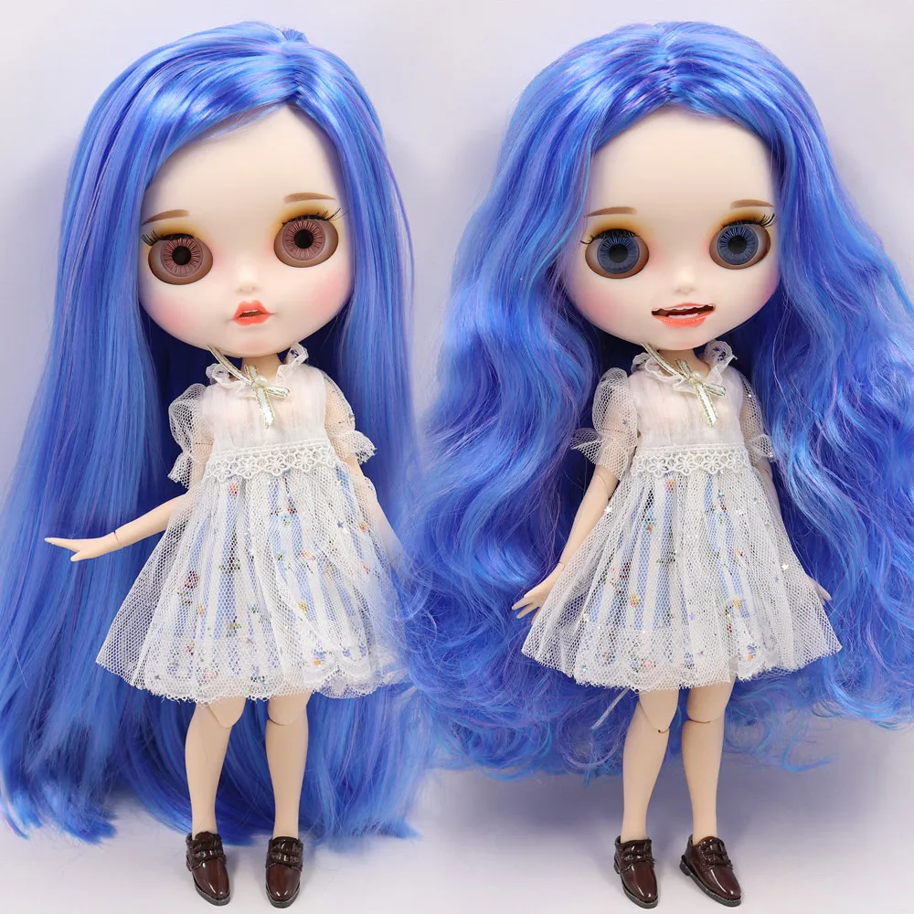 Кукла Blyth No. BL7216/6208 ICY DBS светильник-розовая с фиолетовыми волосами резные губы