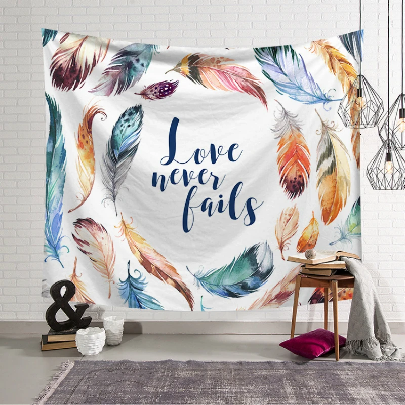 

Nordic Ins Style Wall Hanging Tapestry Arrest Monternet 3D Printed Polyester Art Wall Cloth Tapestries Home Decor Yoga Blanket