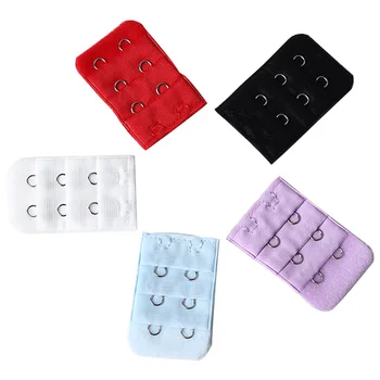 

5Pcs Bra Extender For Women 2 Hooks Replacement Elastic Bra Extension Strap Hook Clip Expander Adjustable Belt Buckle Underwear