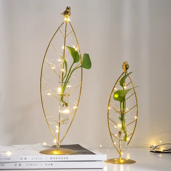 

Nordic Home Decoration Accessories Flower Vase Decoration Home Terrarium Glass Vases Test Tubes for Flowers Flowers Living Room
