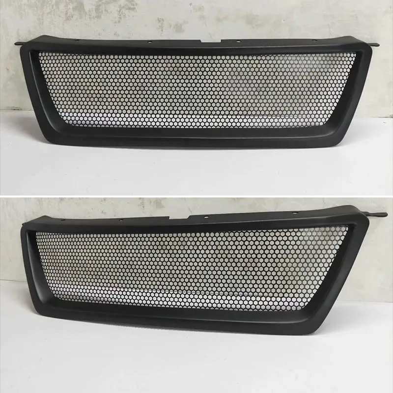 Использование для subaru outback Racing Grills 2013 год углеродное волокно Refitt Передняя Центральная гоночная решетка крышка аксессуары - Цвет: Matte black style2