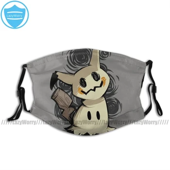 

Pikachu Mouth Face Mask Mimikyu Facial Mask Funny Kawai with 2 Filters for Adult