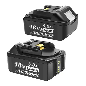 

BL1860 18V 6000mAh Rechargeable Lithium Battery Replacement for Makita 18V BL1830 BL1840 BL1850 BL1860B Power Tools Batteria