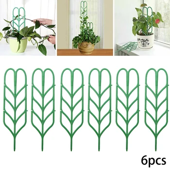 

Supplies Support Frame Universal 6Pcs Plastic Plant Flower Mini Garden