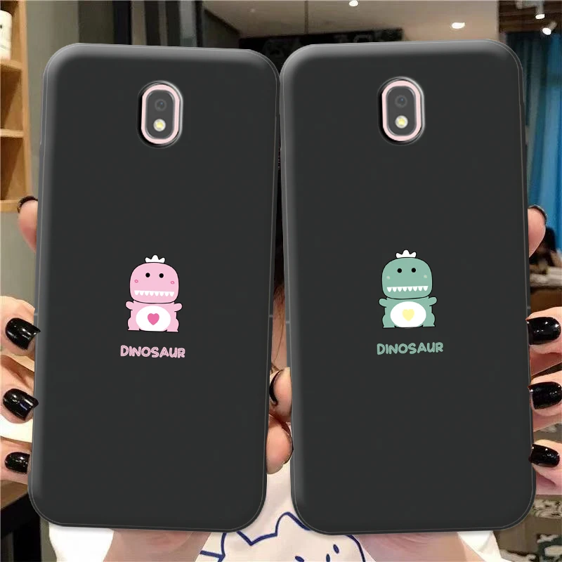 Милый мультяшный чехол для телефона Samsung Galaxy J5 2017 простой силиконовый накладка J7
