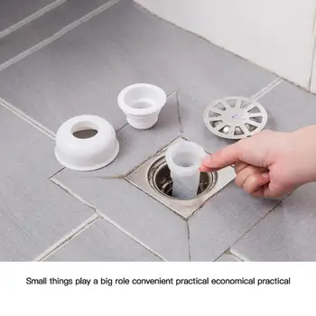 

1Pc Kitchen Rubber Bath Tub Sink Floor Drain Plug Kitchen bathroom Laundry Water Stopper Anti Odor Laundry Bathtub Drain Press