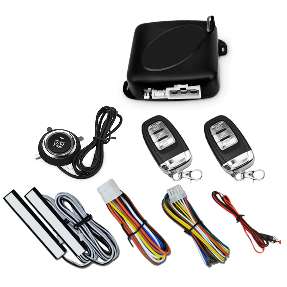 

New C6 - B Push Button Start System Car Security Alarm Engine Starter car accessories XQ-204