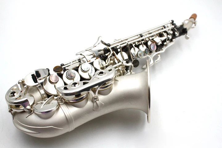

2019 New Japan curved soprano saxophone Yanagisawa SC-991 Matte silver plating curved soprano sax professional Musical instrumen
