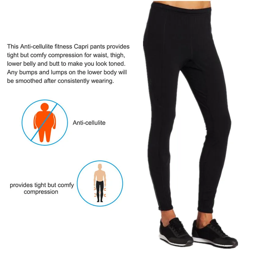 Мужские лосины для бега, неопреновые леггинсы для фитнеса, с низкой талией, для спортзала, трико для фитнеса, тренировочные штаны для похудения, компрессионные штаны для йоги