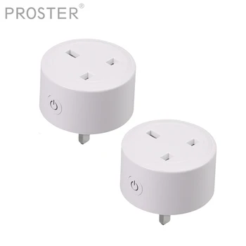 

Proster 2 PCS For Wireless Smart WIFI Plug Socket Power Switch APP Remote Control Timer Home
