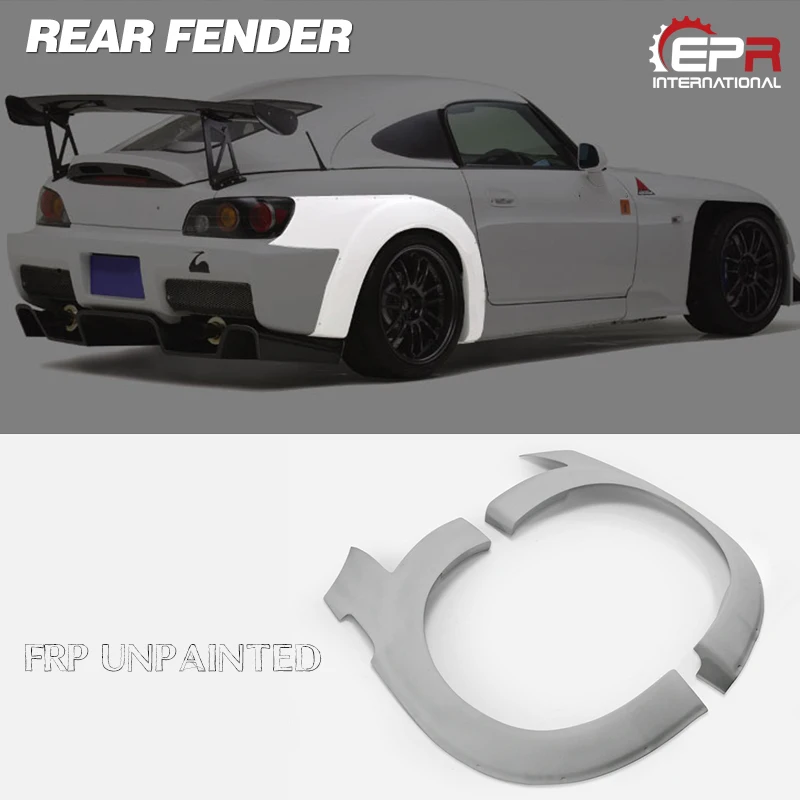 Для Honda S2000 AP1 AP2 SP Style широкоугольный задний брызговик FRP стекловолокно
