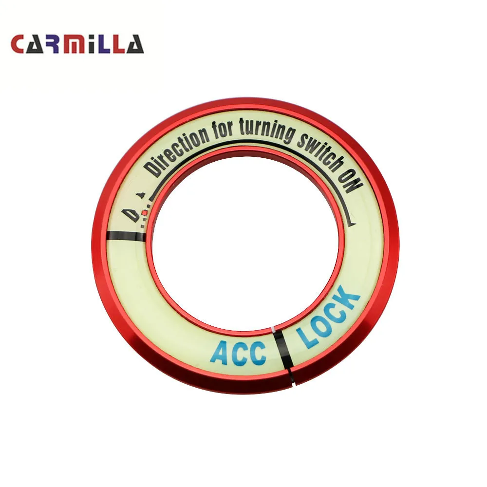 Автомобильная наклейка Carmilla на крышку переключателя зажигания для Chevrolet Cruze