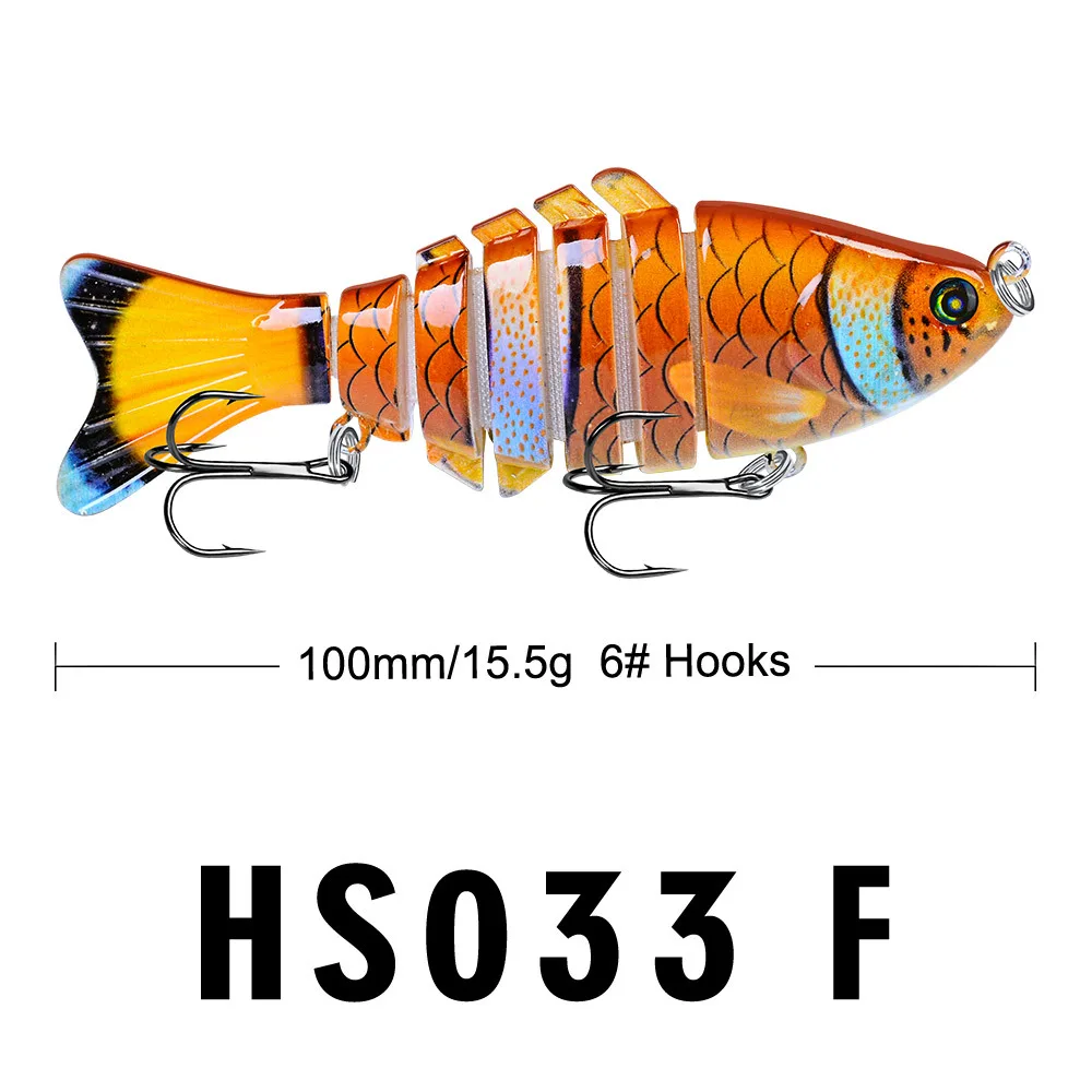 Multi-section Sea Fishing Lures 10cm 15.6g Bait Luya Duo Lure Bionic Crankbait Fishing Tackle Food Of Fish Plastic Eging Lure