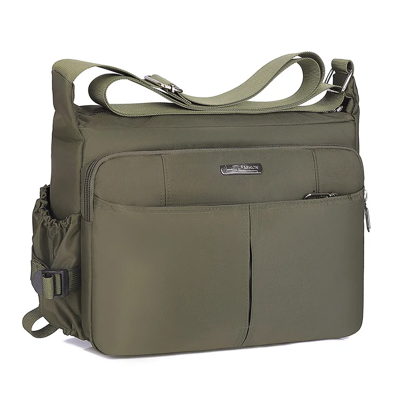 

Men's bags nylon Oxford cloth new men shoulder bag canvas bag paragraphs vertical inclined bag, men's leisure