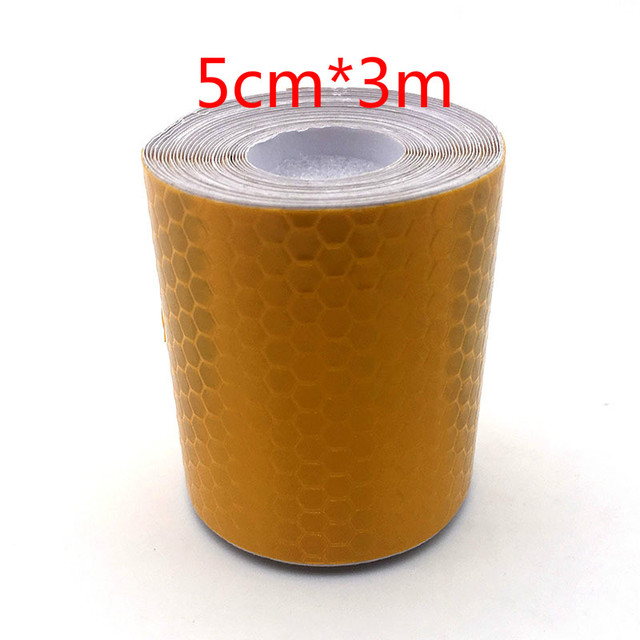 Car Reflective Strip Stickers Road Warning Strip-style Decoration Film Safe Motorcycle Baby Car Reflect Road Safety Tape