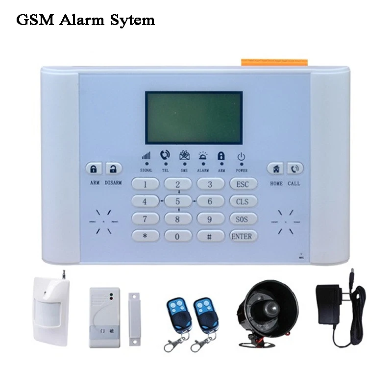 

GSM 850/900/1800/1900MHZ SMS Auto Dial Alert Motion Door sensor battery APP control Wireless Home Security GSM Alarm System