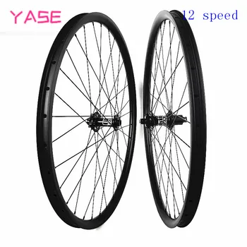 

29er wheelset race mountain bike wheels 12 speed hookless 40x30mm tubeless wheelset carbon 110x15mm 148x12mm bicycle disc wheels