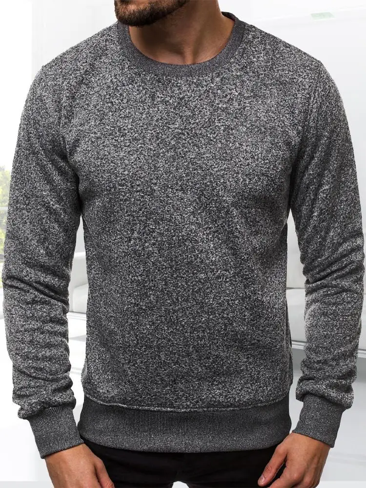 Details Jumper Solid Sweater Pria main image 1