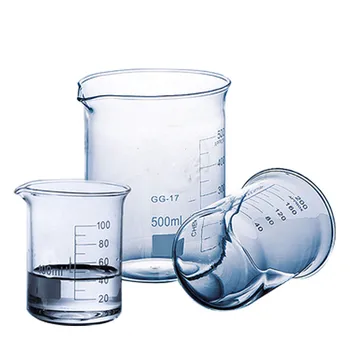 

Laboratory 5ml-- 2000ml Low Form Borosilicate Glass Beaker Boro 3.3 Glass Beaker thickened free shipping