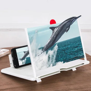 

Mobile phone screen amplifier pull-out creative stretching 3d mobile phone magnifying glass bracket amplifier