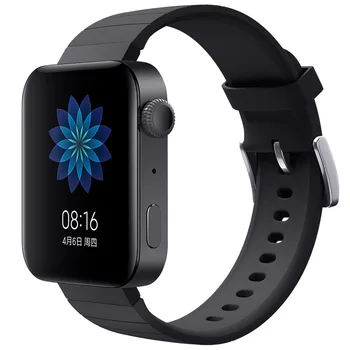 

Suitable for Millet Smart Watch Strap NFC Solid Color Silica Gel Small Love Classmates Replacement Wrist Strap