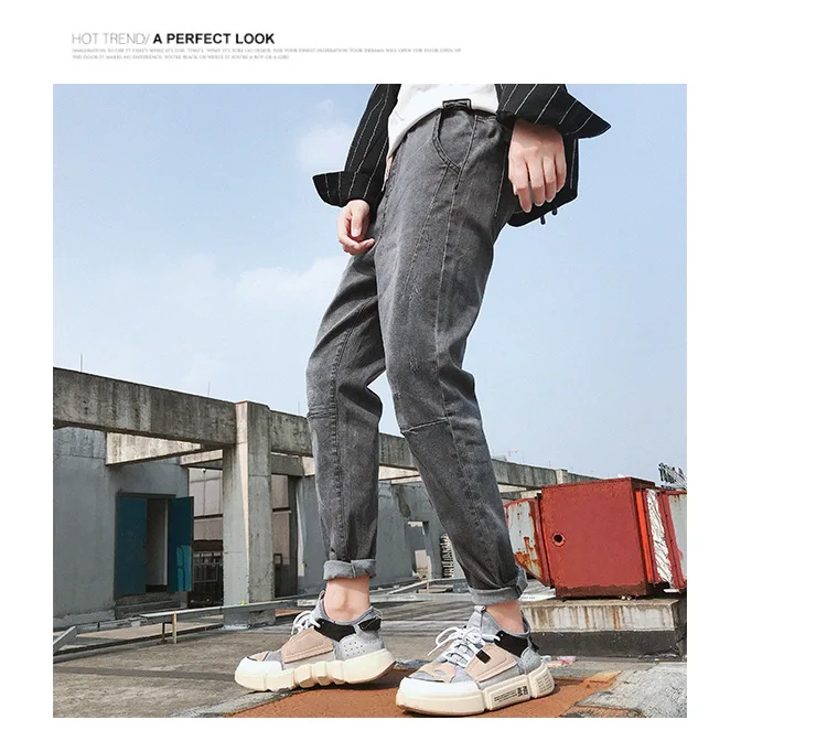 2022 Men Jeans Spring and Autumn New Elastic Men