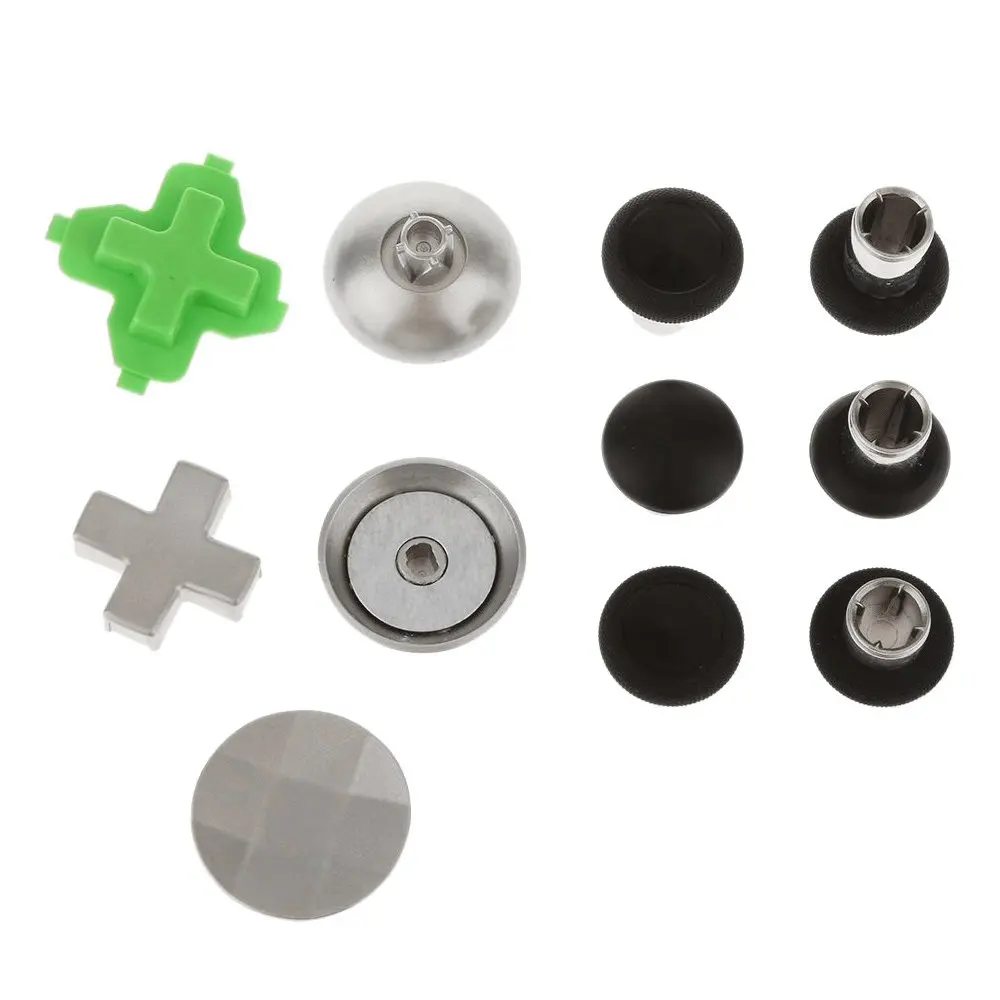 11 PCS Thumbsticks Ремонт Запчасти для xbox ONE Elite геймпад передняя крышка Корпус-бампер для мобильного телефона чехол LB RB бампер ручки кнопки триггер RT/LT - Цвет: 11 PCS Thumbsticks