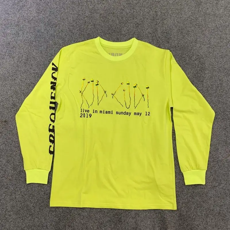 CPFM XYZ Illusions Tie Dye футболка с длинными рукавами Cpfm футболки для мужчин и женщин Kanye West уличная одежда хип-хоп Cpfm футболки