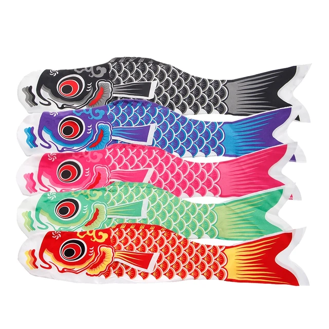 55cm 70cm 100cm 150cm Koi Nobori Carp Wind Socks Koinobori Colorful Fish Flag Hanging Wall Decor 1