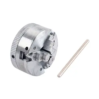 

Mini Drill Chuck Zinc Alloy Manual Self-Centering Metal 3-Jaw Lathe Clamp W91C